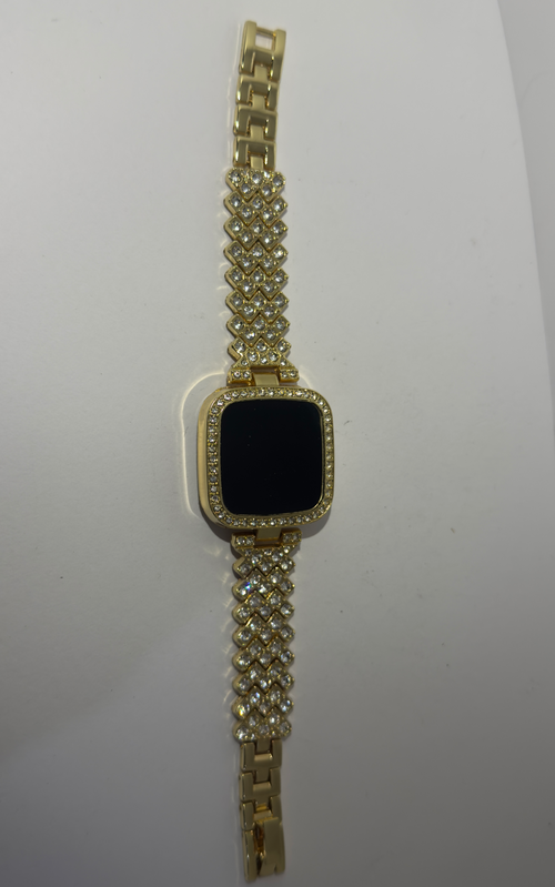 Digital Golden Watch Dimond look